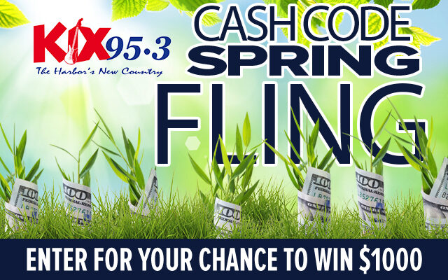 Coming April 4th win $1000 The KIX Cash Code Spring Fling!