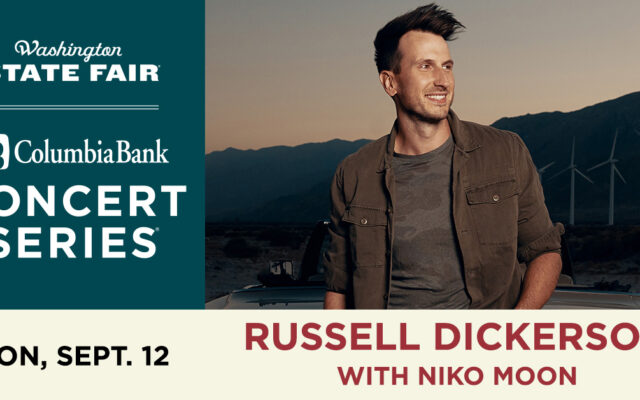 Russell Dickerson Just Announced At The WA State Fair!