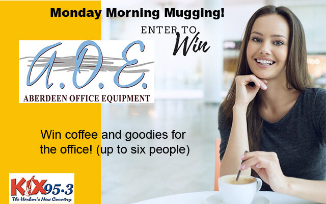 Monday Morning Mugging! Win A Kix 95.3 Coffee Mug and Coffee and Goodies!