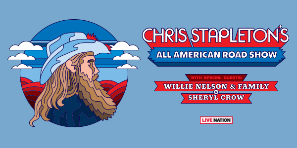 Chris Stapleton AT T-Mobile Park July 27th w/ Willie Nelson & Sheryl Crow